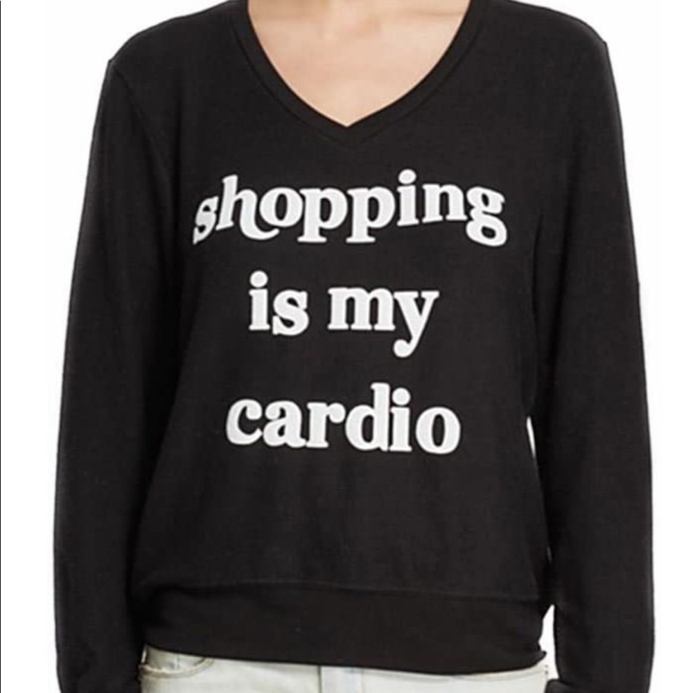 WILDFOX Shopping is my Cardio Small